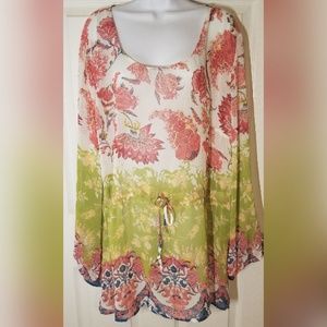 3x LIZ CLAIBORNE Boho Blouse